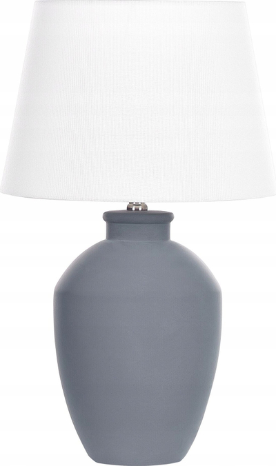 Lampë tavoline Beliani Arcos, qeramike, 55 cm, gri