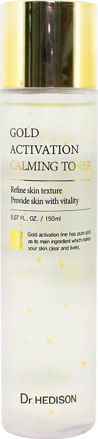 Тоник за лице Dr. HEDISON Gold Activation Soothing, 150ml, со алое вера и пантенол