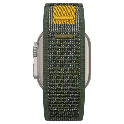 Rrip ore Spigen Athlex Air për Apple Watch, material tekstil sportiv, mbyllje me velcro, jeshile Active Green