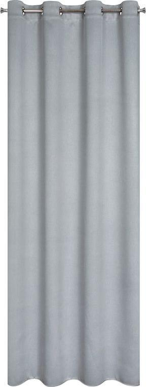 Perde blackout Eurofirany Drape 386929, 140x250cm, me unaza, gri