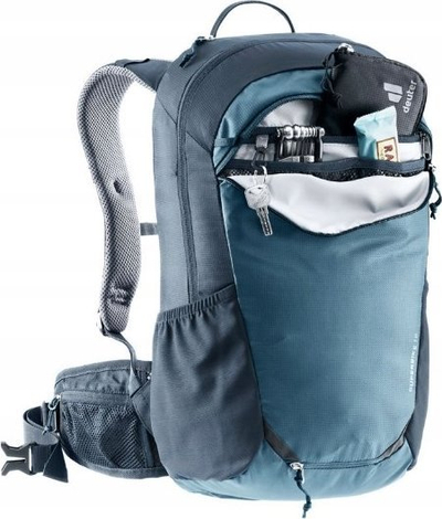 Çantë biçiklete Deuter Superbike 18, 18L, me sistem Airstripes, blu Atlantic Ink