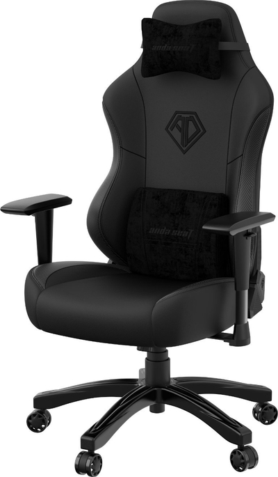 Karrige lojrash AndaSeat Phantom 3 Series, madhësia L, lëkurë PVC, e zezë