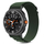 Rrip ore inteligjente Tech-Protect Nylon Stripe, për Samsung Galaxy Watch 8 8 Classic, najlon, jeshil i errët