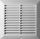 Grilë ventilimi AWENTA T40, me rrjetë, 137 x 137 mm, e bardhë