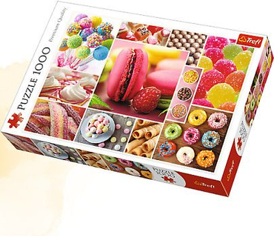 Puzzle Trefl Sweets Collage 10469, 1000 парчиња, 68x48cm, повеќебојно