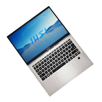 Laptop MSI Prestige 14, 14", Intel i7-13700H, 16 GB RAM, 1 TB SSD, i argjendtë