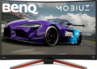 Monitor BenQ Mobiuz EX3210R, 31.5", 2560 x 1440 (WQHD), 165 Hz, i hirtë