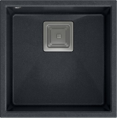 Lavaman kuzhine Quadron DAVID 40, GraniteQ undermount, pure carbon me elemente çeliku
