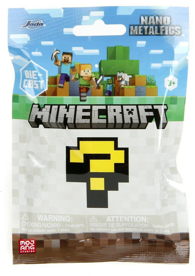 Figurina koleksionu Minecraft Nano, 13 lloje, set me 24 copë, shumëngjyrëshe