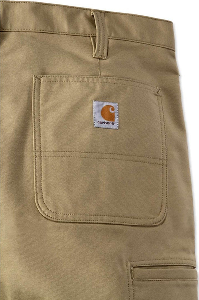 Pantallona pune Carhartt Rugged Professional Canvas, material tekstil, W32 L30, bezhë