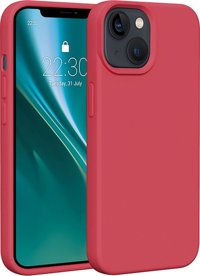 Këllëf Etteri Silicone Case, iPhone 14, i kuq