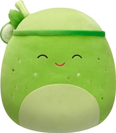 Lodër pelushi Squishmallows Townes the Green Juice, 12", jeshile
