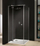 Kabinë dushi Sanplast KNDJ2 FREE 100 S, 100 cm, profil krom gloss, transparente