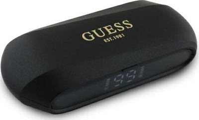 Kufje wireless Guess Elongated Metallic, Bluetooth 5.3, TWS, të zeza
