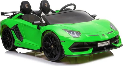 Makina elektrike për kalamaj Lamborghini Aventador SX2028, 12V, me telekomandë, jeshile