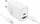 Karikues rrjeti Hoco N63, 2 porta USB A dhe USB C, PD QC 3.0 3A, me kabllo USB C në Lightning, i bardhë