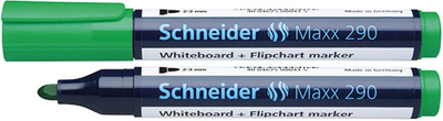 Marker për whiteboard Schneider Maxx 290, majë e rrumbullakët, i zi