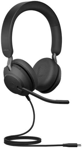 Kufje Jabra Evolve2 40, USB-A, MS Stereo, të zeza