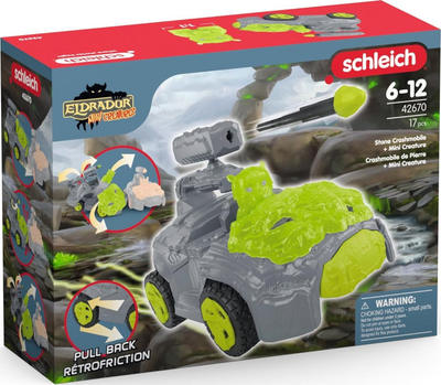 Set lodër Schleich Eldrador Stone CrashMobile, me Mini Creature, shumëngjyrësh