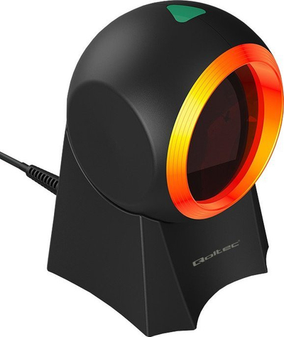 Lexues barkodi Qoltec Desktop, 1D dhe 2D, USB, i zi