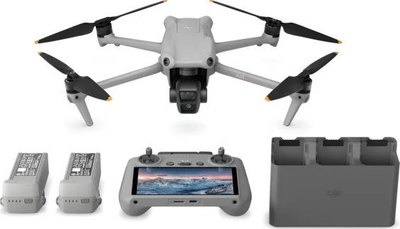 Dron DJI Air 3 Fly More Combo, video 4K, me pult RC 2, gri