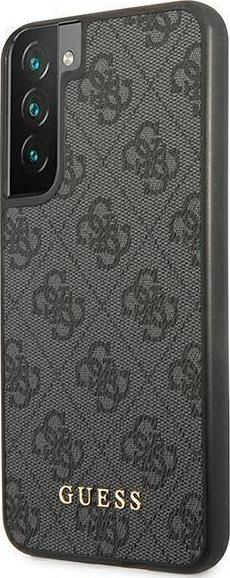 Mbrojtëse telefoni Guess GUHCS22SG4GFGR, Galaxy S22, hardcase lëkurë sintetike, gri