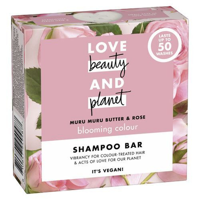 Shampo për flokë Love Beauty and Planet Muru Muru Butter and Rose, 90 g