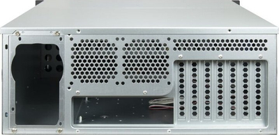 Kuti serveri rack Inter-Tech 4U-4708, 4U, 8 slote hot-swap, e zezë