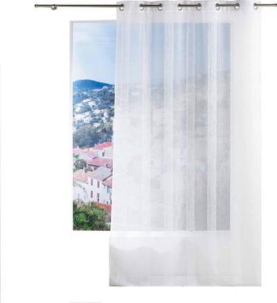 Perde Evideco Salina për zbukurim, 55 x 95 cm, material i tejdukshëm, me vija