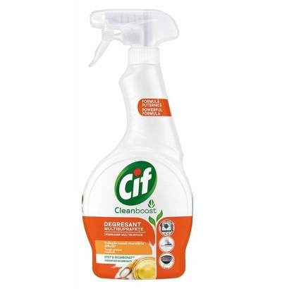 Spray pastrues kuzhine Cif Degreasing, 500 ml