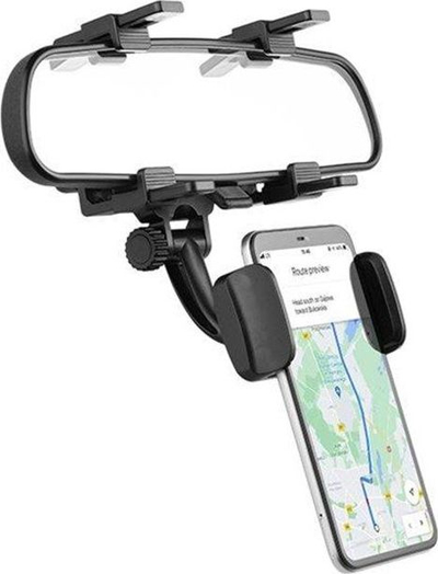 Mbajtëse telefoni Tracer Clamp U11, për makinë dhe biçikletë, deri 7", e zezë