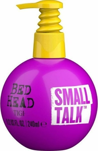 Krem flokësh Tigi Small Talk, trashje për flokë të hollë, 240ml, i bardhë