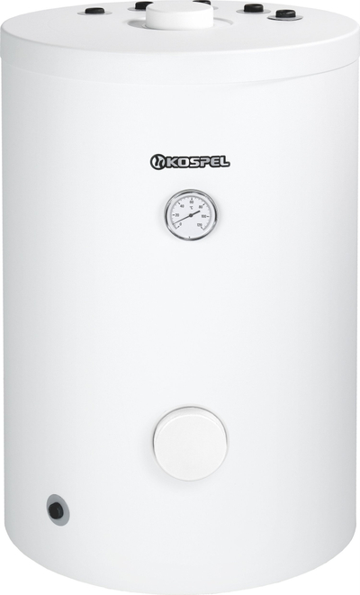 Boiler me depozitë Kospel Termo Top SWK, 100L, me spiralë, i bardhë