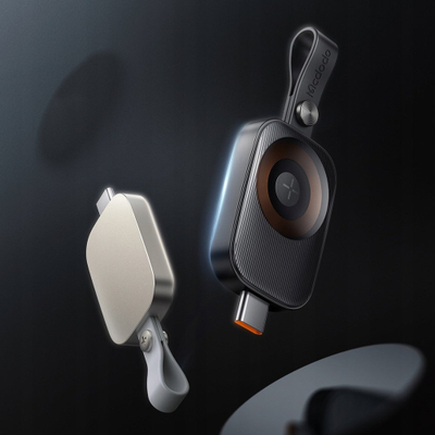 Karikues magnetik Mcdodo për Apple Watch, USB C, i argjendtë