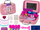 Set loje Leantoys Nail Painting me valixhe për lyerje thonjsh, rozë me shkëlqim