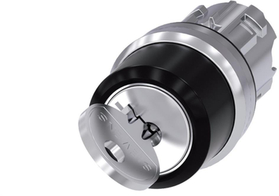 Kokë çelësi Siemens SIRIUS ACT 3SU10, 2 pozicione, montim 22mm, pa ndriçim