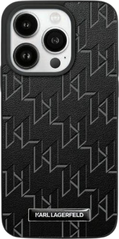 Futrollë Karl Lagerfeld KLHMP16SPKHPORPK për iPhone 16 6.1", me MagSafe, e zezë