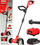 Furçë elektrike për barëra SKIL 0660 AA, 20V, 1500 RPM, e kuqe