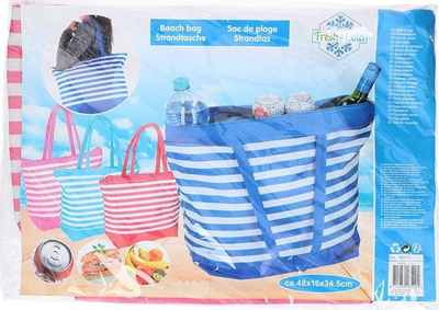 Çantë plazhi termike Fresh &amp; Cold Beach, 50 x 16 x 35 cm, e kuqe
