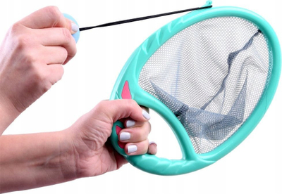 Set loje me rraketa rrjete Catch, 2 rrjeta, 2 topa shkumë, shumëngjyrëshe