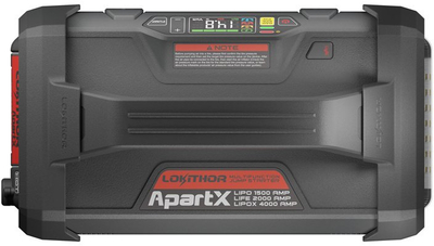 Jump starter Lokithor ApartX, 3000A, bateri e zëvendësueshme, i zi