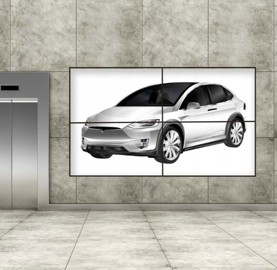 Mbajtëse murale videowall Edbak VWPOPS55 L, 42–55\", pop out, e zezë