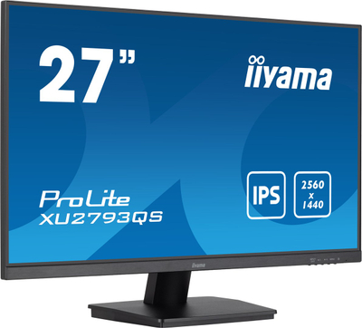 Монитор iiyama ProLite XU2793QS B7, 27\", QHD 2560x1440, IPS, црн