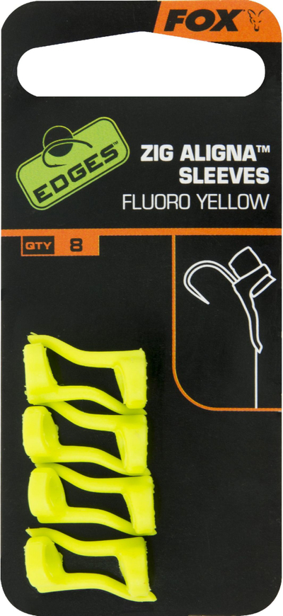 FOX Zig Aligna Sleeves, Fluoro Yellow, 8 парчиња