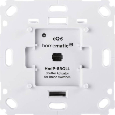 Modul ndërprerësi Smart Home Homematic IP, 2-gang, i bardhë