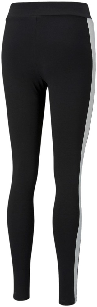 Легинси Puma Iconic T7 Mid-Rise за жени, еластичен памук, црни