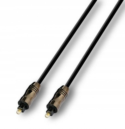 Оптички аудио кабел Алва OK0100PRO, 1m, Тослинк, црн