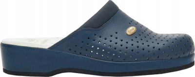 Sabot pune Scholl Back Guard Bycast, lëkurë, nr 45, blu e errët