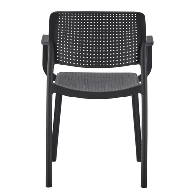 Karrige kopshti Comfee HM6102.02, polipropilen, 54x57x83 cm, e zezë