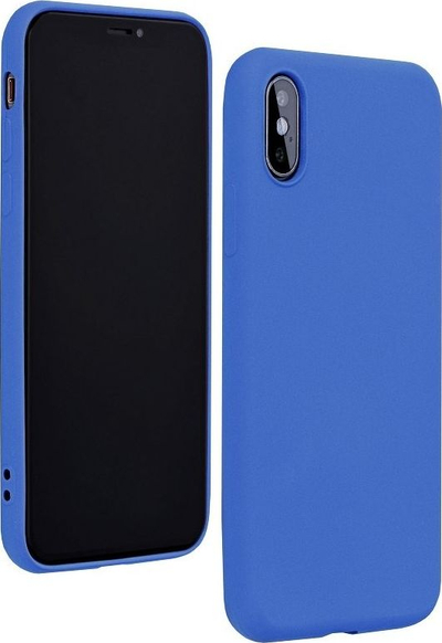 Mbrojtëse telefoni Forcell Silicone Lite për Huawei P30 Lite, silikoni, blu